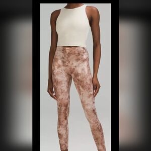 Lululemon Align Leggings, Shine, Size 6